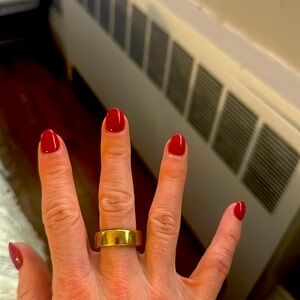 Oura ring, gold size 8